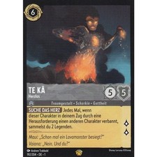 Disney Lorcana TE KA Herzlos 192/204 Legendär Legendary Non Holo DE Deutsch