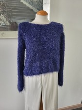 Pullover Riani  Gr 36 , 38  Kuschel Weich Zottel  Dunkel Blau Wie Neu