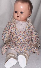 alte Zelluloidkopf Baby Puppe