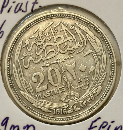 Piaster piastres 1916 - 20,