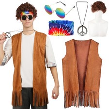 Hippie Costume Mens Set 60s