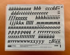 LETRASET 2338  60(?) pt