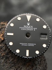 #1387 ORIGINAL ROLEX EXPLORER 2 OYSTER PERPETUAL 16570 16550 ZIFFERBLATT DIAL