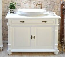 Waschtisch "Allora" aus Massivholz | H92xB120xT51 | Waschbecken mit Unterschrank