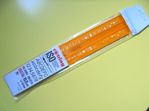 Rotring schriftschablone iso - rotring,