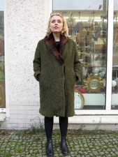 Armin Nöller KG Erfurt Damenmantel Fellkragen 50er True VINTAGE 50s coat m82 