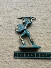 Statue Krieger Massiv Bronze