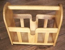 Haushalt Zeitungsständer -modern -Holz massiv -stabil -Hö:40cm+Öffnung 18 x 40cm