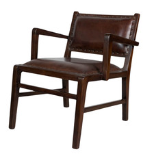 Kolonialstil Stuhl Echtleder