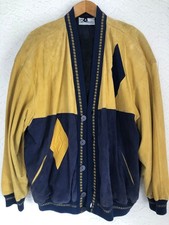 Lederhose  + gelbe Übergangsjacke Gr. 52 Baumwolle