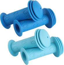 4 Stück Kinderfahrradgriffe 22 mm, Gummi-Lenkergriffe für Roller, Dreirad, Laufr