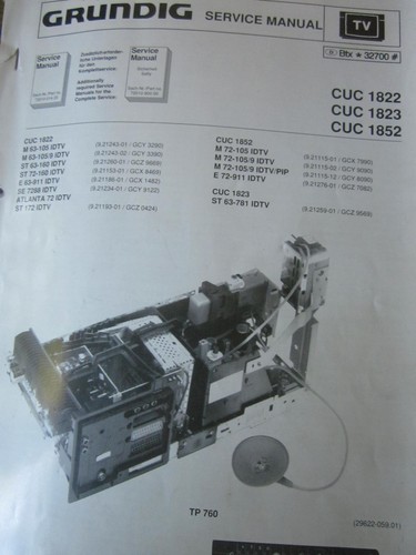 Grundig cuc 1822 1823 - grundig, 1823,