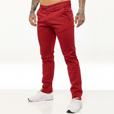 Enzo Herren Chino Hose Slim