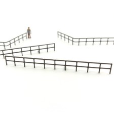 10x H0 Metallzaun 1:87