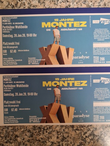 Tickets für montez - für,