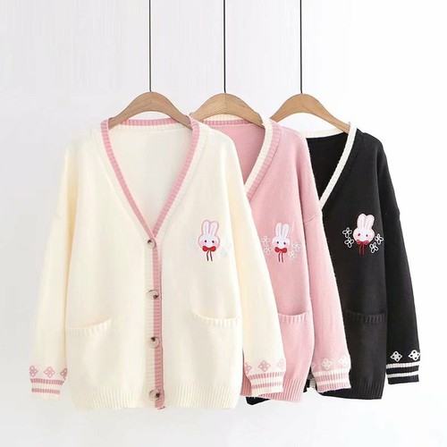 Mädchen kawaii kaninchen - mädchen,