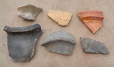 Kleine Sammlung mittelalterliche Scherben Bodenfunde