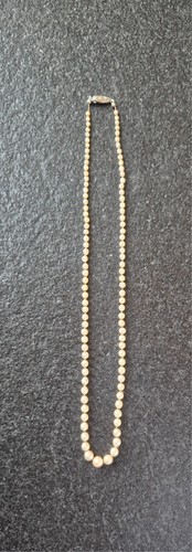 Vintage echte perlenkette - vintage,