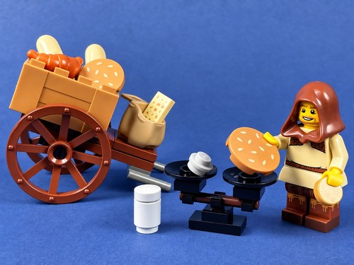 Lego bäcker händler waage - bäcker,