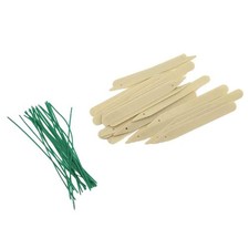 Hängeetiketten (Kunststoff) 25 Stück | Pflanzenschilder, Bindeetiketten