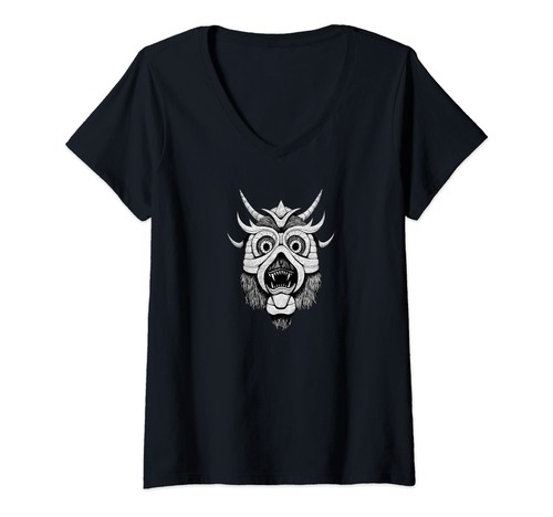 Damen shirt krampus maske - t-shirt,