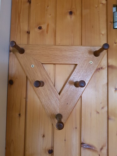 Kleine holzgarderobe mit - mit, 5