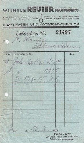 Magdeburg rechnung 1931 - magdeburg,,