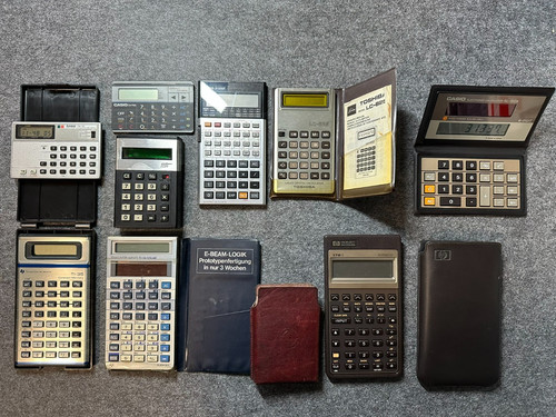 Sammlung taschenrechner von - sammlung,