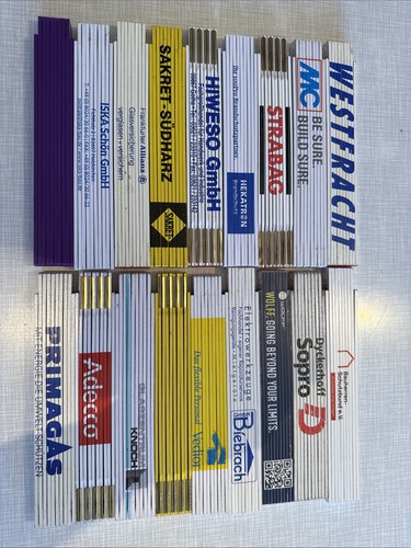 Zollstocksammlung 16 x - -,