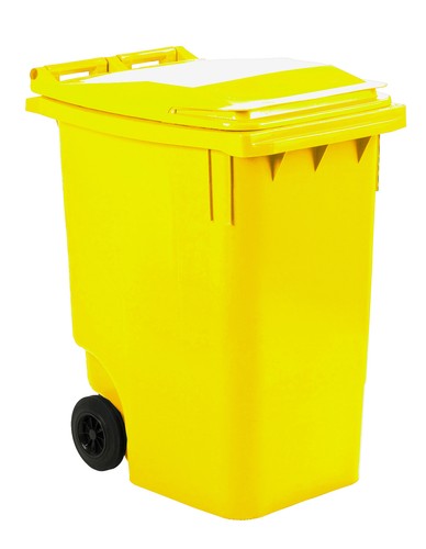 Mini container 360 liter gelb - container,