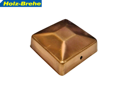 Kupfer pfostenkappen 7x7 9x9 - pfostenkappen,