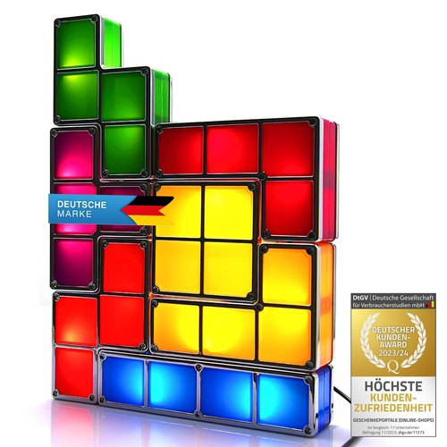 Tetris lampe stapelbare - lampe, led
