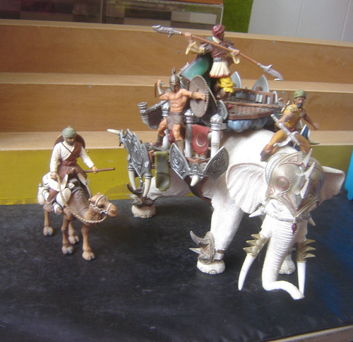 Schleich kriegselefant und - schleich,