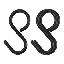 3Stk S Haken 2.4" Kunststoff