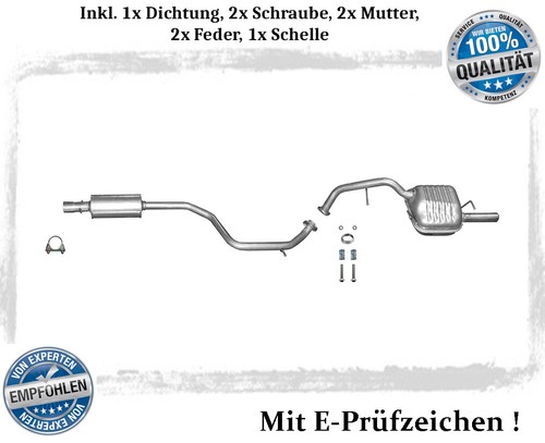 Auspuffanlage für mazda 8 - auspuffanlage,
