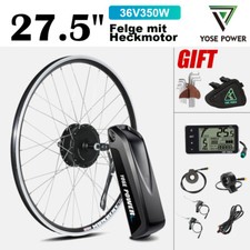 27.5” 350 E-Bike Conversion Kit Heckmotor Umbausatz Schraubkranz + 36V13Ah Akku