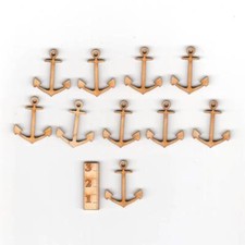 Anker 3cm aus Holz Maritim 10