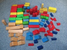 große Sammlung alter Bausteine / Bauklötze