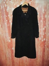 Hensel & Mortensen Mantel Schurwolle Merino Wolle Nobilana Kaschmir marine braun