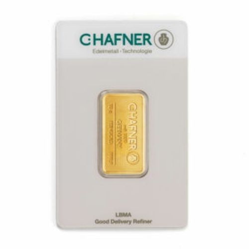 Hafner gramm goldbarren - 10,