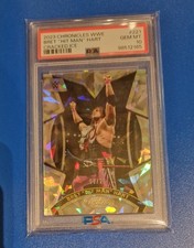 Bret Hart Panini Chronicles Cracked Ice 9/25