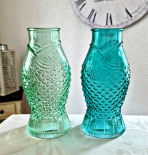❀ Vase Fisch Glas 16 cm