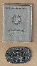 NVA Wehrdienstausweis Soldat Gefreiter  Feldküche Bedienung berechtigt