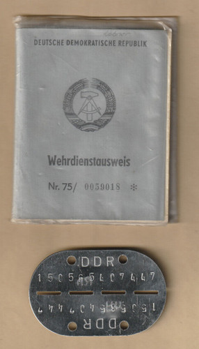 Nva wehrdienstausweis soldat - nva,