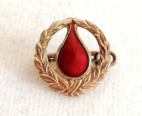 Gold brosche anstecknadel - gold,