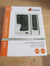 Schwaiger Netzwerkkabeltester RJ45/RJ11 Netzwerk / Aktion PalregK21