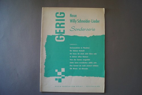Gerig sonder serie - gerig, sonder-serie