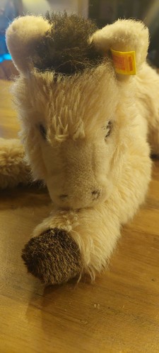 Süßer steiff esel knopf - esel, mit