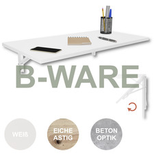 B-WARE Wandklapptisch 80x40 Esstisch Küchentisch Schreibtisch Klapptisch Wand