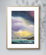 Aquarell Original Landschaft